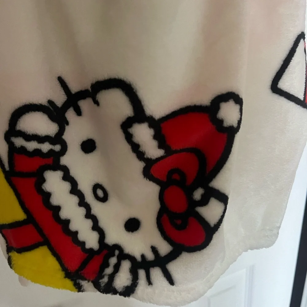 Hello kitty christmas blanket.. ships same day